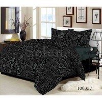 Комплект постельного белья "Home Black" 100357